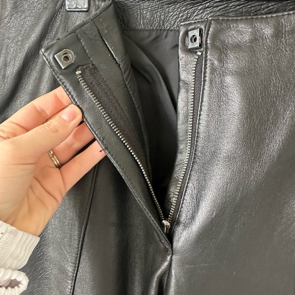 Wilson Leather 100% Leather Bootcut Pants 4 - Picture 5 of 9